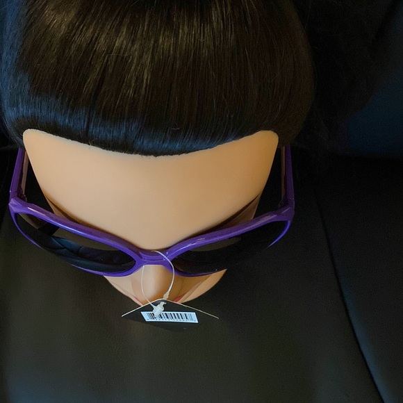 Fashion Sunglasses Oversized Purple - Picture 1 of 4